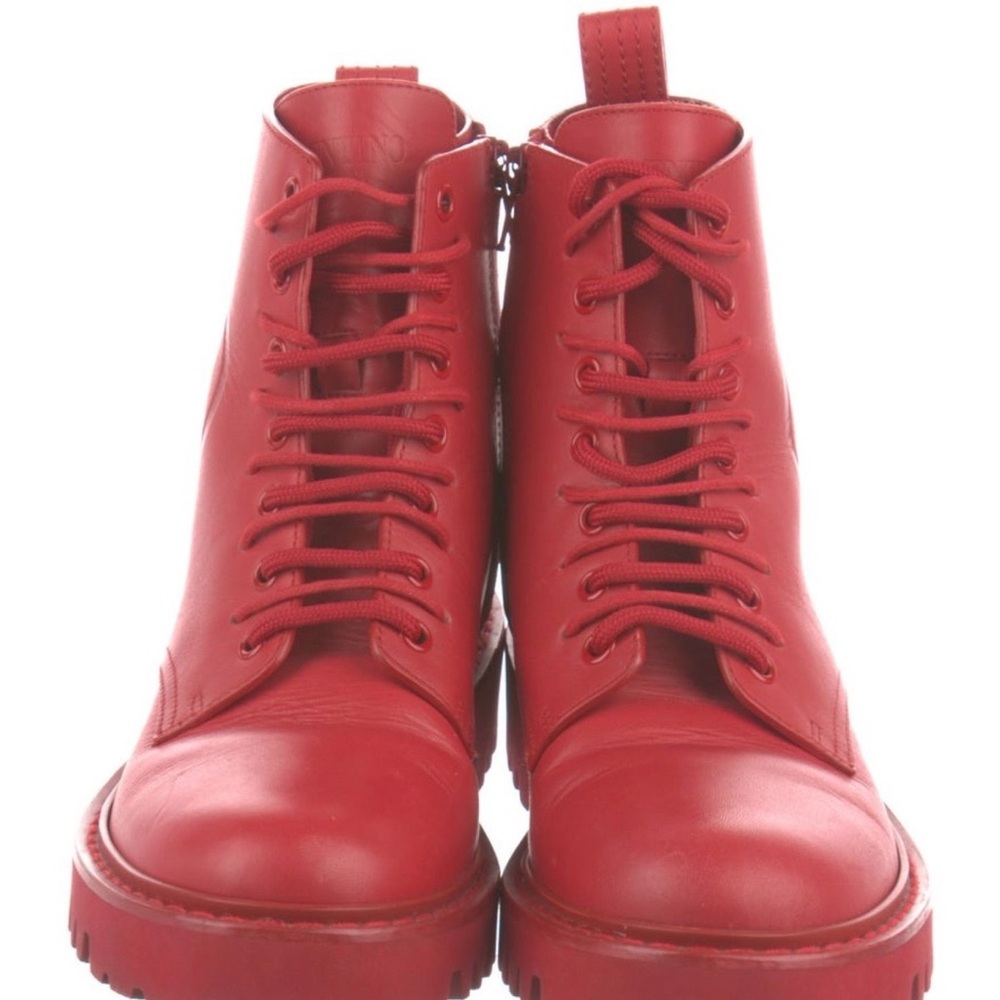 Valentino Garavani Vibrant Red Leather